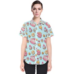 Sweet Pattern Women s Short Sleeve Shirt