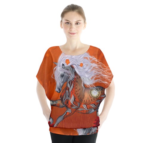 Steampunk, Wonderful Wild Steampunk Horse Blouse by FantasyWorld7