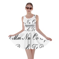 Alphabet Embassy Font Skater Dress