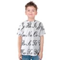 Alphabet Embassy Font Kids  Cotton Tee View1