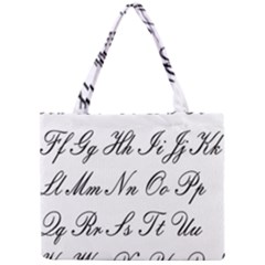 Alphabet Embassy Font Mini Tote Bag by Mariart