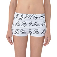 Alphabet Embassy Font Boyleg Bikini Bottoms