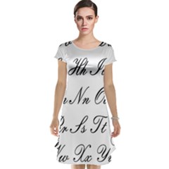 Alphabet Embassy Font Cap Sleeve Nightdress