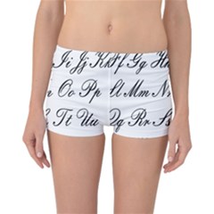 Alphabet Embassy Font Reversible Boyleg Bikini Bottoms