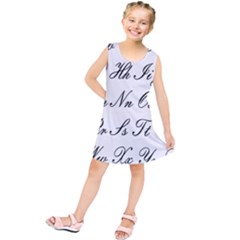 Alphabet Embassy Font Kids  Tunic Dress