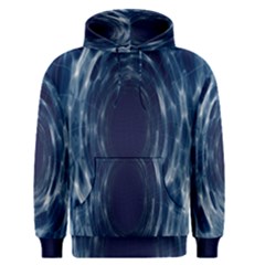 Worm Hole Line Space Blue Men s Pullover Hoodie