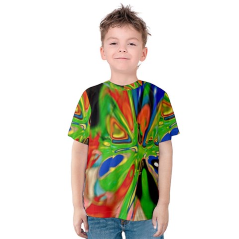 Acrobat Wormhole Transmitter Monument Socialist Reality Rainbow Kids  Cotton Tee by Mariart