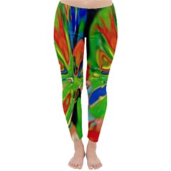 Acrobat Wormhole Transmitter Monument Socialist Reality Rainbow Classic Winter Leggings by Mariart