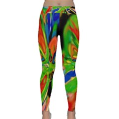 Acrobat Wormhole Transmitter Monument Socialist Reality Rainbow Classic Yoga Leggings by Mariart