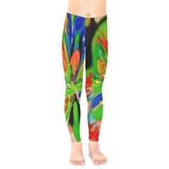 Acrobat Wormhole Transmitter Monument Socialist Reality Rainbow Kids  Legging by Mariart