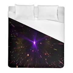 Animation Plasma Ball Going Hot Explode Bigbang Supernova Stars Shining Light Space Universe Zooming Duvet Cover (full/ Double Size) by Mariart