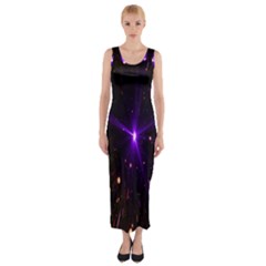 Animation Plasma Ball Going Hot Explode Bigbang Supernova Stars Shining Light Space Universe Zooming Fitted Maxi Dress