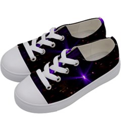 Animation Plasma Ball Going Hot Explode Bigbang Supernova Stars Shining Light Space Universe Zooming Kids  Low Top Canvas Sneakers by Mariart