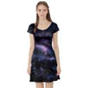 Animation Plasma Ball Going Hot Explode Bigbang Supernova Stars Shining Light Space Universe Zooming Short Sleeve Skater Dress View1