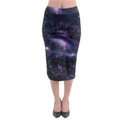 Animation Plasma Ball Going Hot Explode Bigbang Supernova Stars Shining Light Space Universe Zooming Midi Pencil Skirt by Mariart