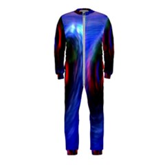 Black Hole Blue Space Galaxy Onepiece Jumpsuit (kids) by Mariart