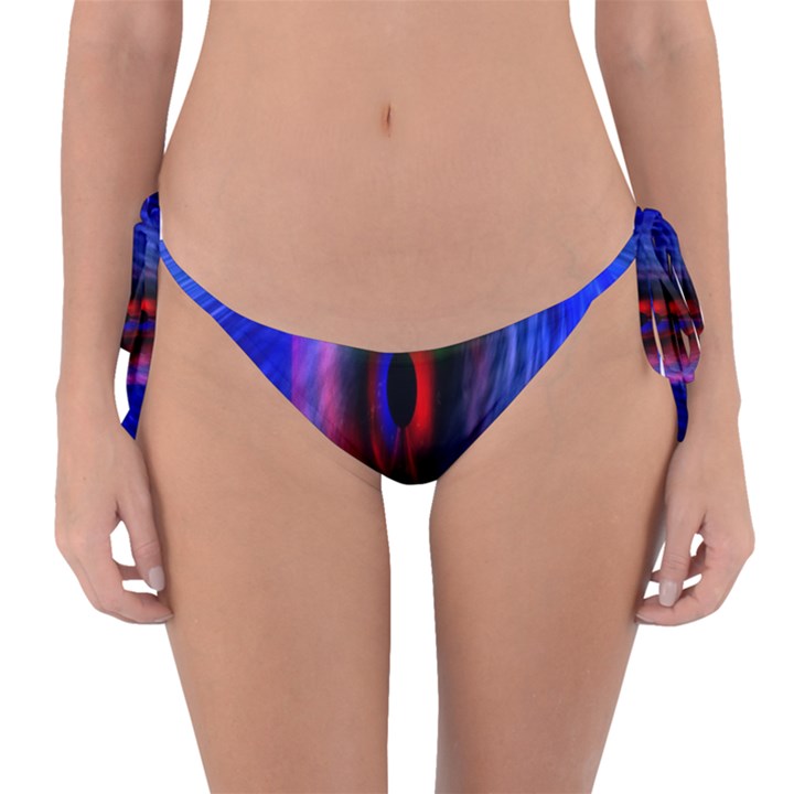 Black Hole Blue Space Galaxy Reversible Bikini Bottom