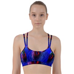 Black Hole Blue Space Galaxy Line Them Up Sports Bra