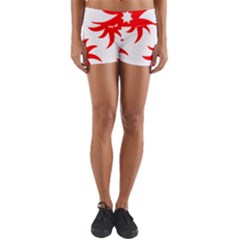 Star Figure Form Pattern Structure Yoga Shorts