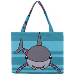 Shark Sea Fish Animal Ocean Mini Tote Bag by Nexatart