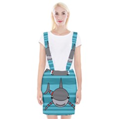 Shark Sea Fish Animal Ocean Braces Suspender Skirt by Nexatart