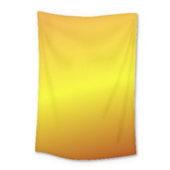 Gradient Orange Heat Small Tapestry by Nexatart