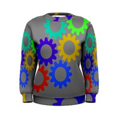 Gear Transmission Options Settings Women s Sweatshirt by Nexatart