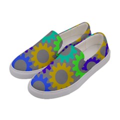 Gear Transmission Options Settings Women s Canvas Slip Ons