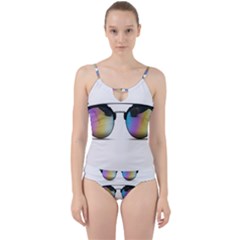 Sunglasses Shades Eyewear Cut Out Top Tankini Set