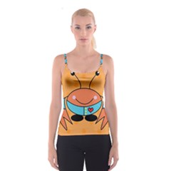 Crab Sea Ocean Animal Design Spaghetti Strap Top by Nexatart