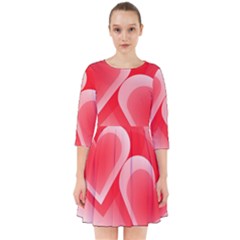 Heart Love Romantic Art Abstract Smock Dress