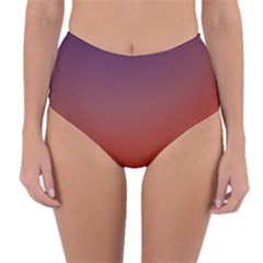 Course Colorful Pattern Abstract Reversible High-waist Bikini Bottoms