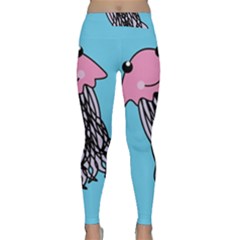 Jellyfish Cute Illustration Cartoon Classic Yoga Leggings by Nexatart