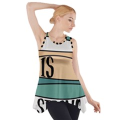 Love Sign Romantic Abstract Side Drop Tank Tunic by Nexatart