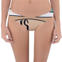 Love Sign Romantic Abstract Reversible Hipster Bikini Bottoms