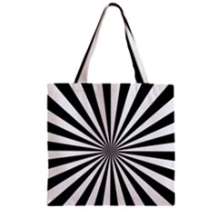 Rays Stripes Ray Laser Background Zipper Grocery Tote Bag by Nexatart