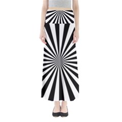 Rays Stripes Ray Laser Background Full Length Maxi Skirt by Nexatart