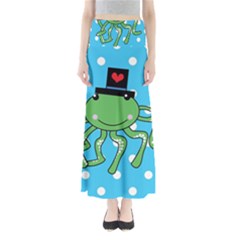 Octopus Sea Animal Ocean Marine Full Length Maxi Skirt by Nexatart