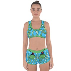 Octopus Sea Animal Ocean Marine Racerback Boyleg Bikini Set