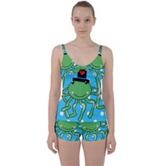 Octopus Sea Animal Ocean Marine Tie Front Two Piece Tankini