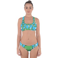 Octopus Sea Animal Ocean Marine Cross Back Hipster Bikini Set