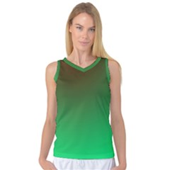 Course Colorful Pattern Abstract Green Women s Basketball Tank Top by Nexatart