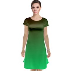 Course Colorful Pattern Abstract Green Cap Sleeve Nightdress by Nexatart