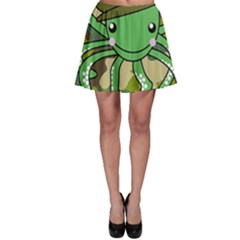 Octopus Army Ocean Marine Sea Skater Skirt by Nexatart