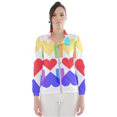 Heart Love Romance Romantic Wind Breaker (women)