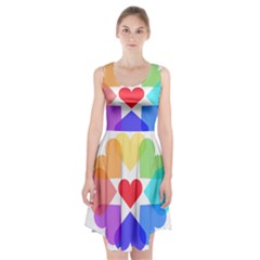 Heart Love Romance Romantic Racerback Midi Dress by Nexatart