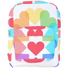 Heart Love Romance Romantic Full Print Backpack