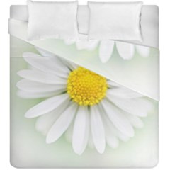 Art Daisy Flower Art Flower Deco Duvet Cover Double Side (king Size) by Nexatart