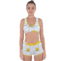 Art Daisy Flower Art Flower Deco Racerback Boyleg Bikini Set View1