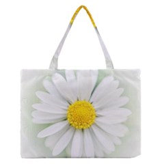 Art Daisy Flower Art Flower Deco Zipper Medium Tote Bag by Nexatart